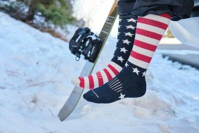 NEW Fox River/Alpine Design Snow Boarder Sock 2-Pair Medium Charcoal Socks 5288 