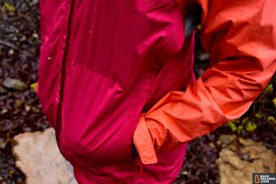 Patagonia Torrentshell Environmentally Friendly Rain Jacket hand pockets pit zips