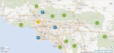 socal hiker trail map