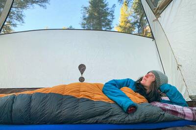 backpacking tips for side sleepers Therm-a-Rest Luxury Map review waking up