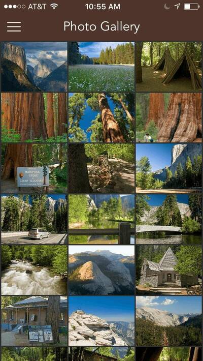 Chimani National Parks App yosemite Photos