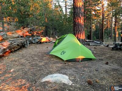 NEMO-Hornet-2P-review-tent-fully-staked