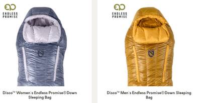 NEMO Disco Down Sleeping Bag for Side Sleepers