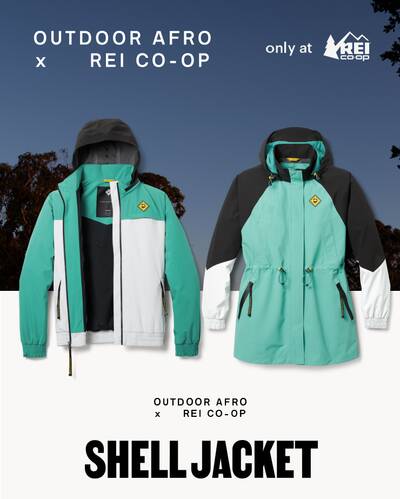 The Outdoor Afro x REI Hiking Collection Celebrates Black Joy in