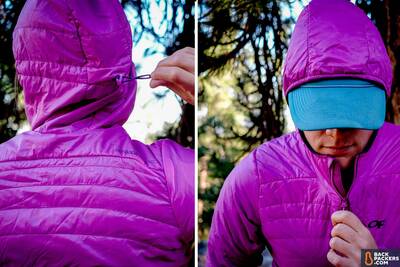 Outdoor Research Cathode breathable insulated puffy hood