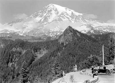 View of Mt. Ranier from Ricksecker Point george grant