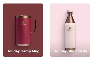 Stanley holiday drinkware