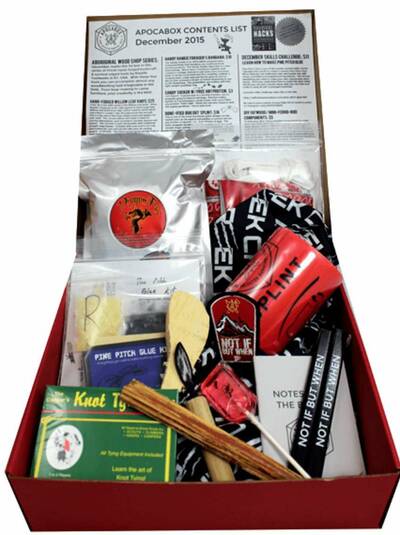 apocabox survival subscription box december