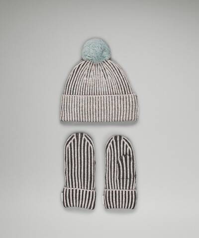 Textured Fleece-Lined Knit Cozy Set *Online Only | Women's Hats | lululemon