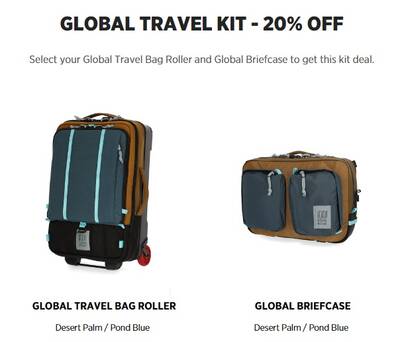 Global Travel Bag Roller