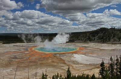 Yellowstone NP Midway Geyser Basin Neal Herbert week of free national parks
