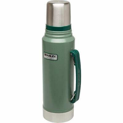 Stanley Classic Vacuum Insulated Bottle 1.1QT stock image 2017 Car Camping Gift Guide