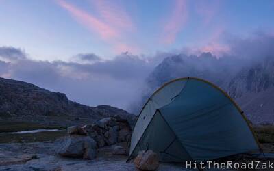 john muir trail in minutes sunset tarptent