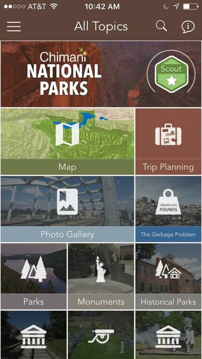 Chimani National Parks App General