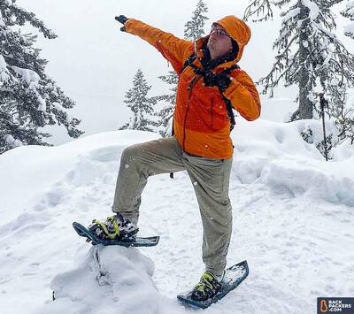 Arc'teryx-Beta-SL-Hybrid-review-pose-above-Odell-Lake-on-PCT-featured-1