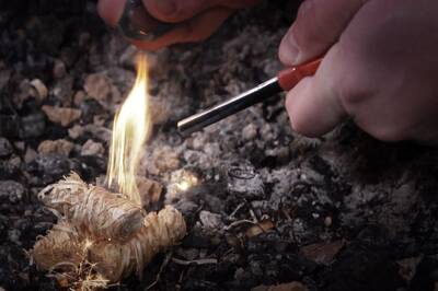 a fire starter is an essential backpacking item