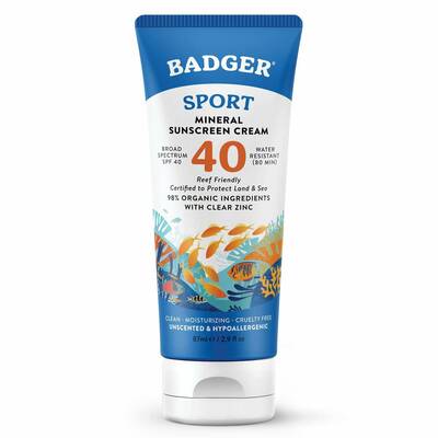 Badger Clear Zinc Sunscreen