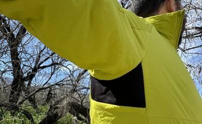 showing the breathability of the odin hooded insulator