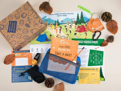 ThinkOutside's intro box is packed with outdoor gear for kids