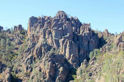 pinnacles national park condor gulch to high peaks loop