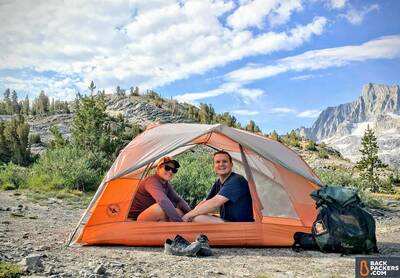 Big Agnes Copper Spur HV UL2 Review-tent-with-two-people-featured