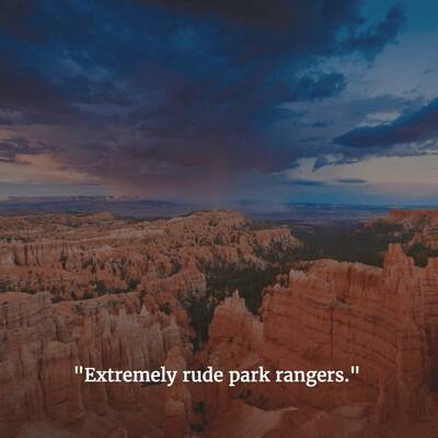 Bryce Canyon National Park One-Star Yelp Reviews of National Parks