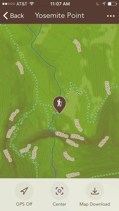 Chimani National Parks App App Map