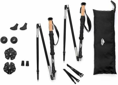 Cascade Mountain Tech Affordable Tri fold trekking poles