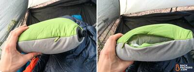 cocoon sleeping bag hood pillow