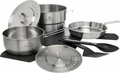 stanley Adventure Even-Heat Camp Pro Cook Set Stainless Steel (1)