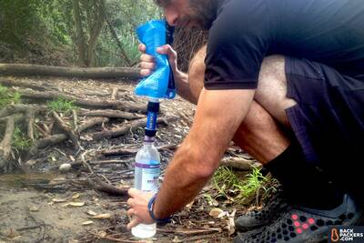 water-filter-and-water-purifier-squeeze-filter Backpacking Water Treatment Systems