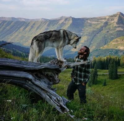 loki the wolfdog kelly lund outdoors