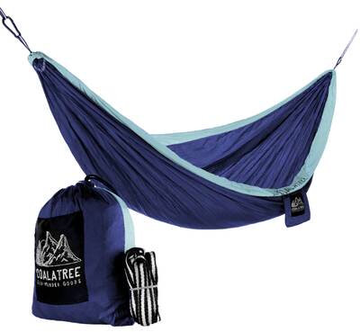 Blue double hammock