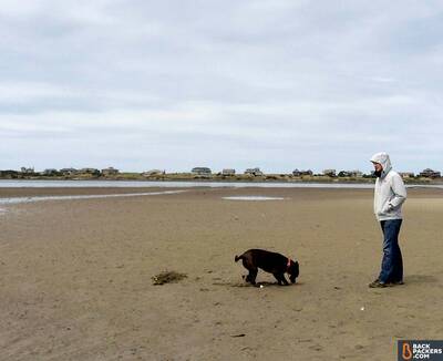 the-north-face-dryzzle-jacket-review-dog-shrimp-digging