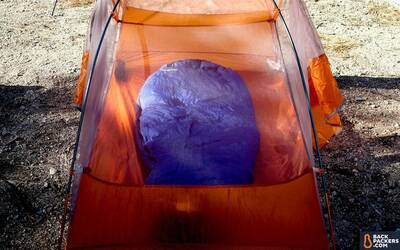 Feathered-Friends-Egret-Sleeping-Bag-review-logo-featured-in-tent