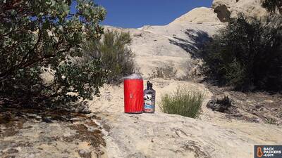 Sea-to-Summit-Comfort-Plus-Insulated-Review-size-comparison-with-Nalgene