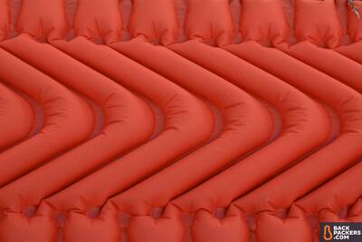 best sleeping pads for backpacking Klymit-Insulated-Static-V-review-baffles-2