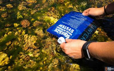 Sawyer-Squeeze-Water-Filter-review-fetching-water