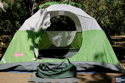 Exped-MegaMat-10-review-with-4P-tent