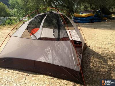 Alps-Mountaineering-Lynx-4-review-set-up-on-river-2