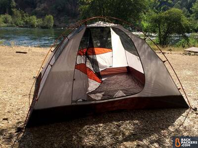 Alps-Mountaineering-Lynx-4-review-set-up-on-river