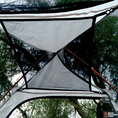 Alps-Mountaineering-Lynx-4-review-tent-inerior-gear-loft