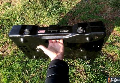 Coleman-Triton-Stove-review-handle