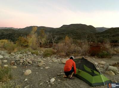 NEMO-Hornet-2P-review-setting-up-tent