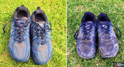 Altra-Lone-Peak-3.5-beforeafter-in-grass-unworn