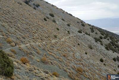 Brooks-Cascadia-12-review-hiking-up-to-telescope-peak-death-valley