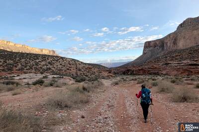 Havasupai Falls Hike in Arizona Floor of Hualapai Canyon Day 1