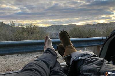 Havasupai Falls Hike in Arizona Hatchback-Sunset