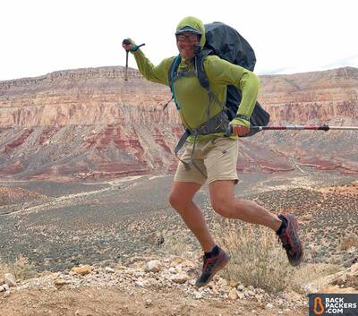 Havasupai Falls Hike in Arizona Jumping for Joy