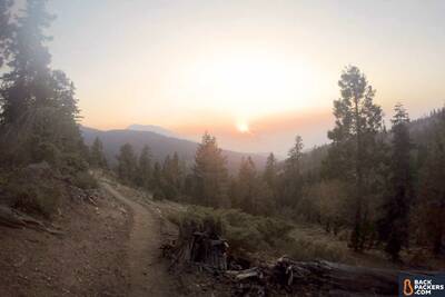 Section Hiking the Pacific Crest Trail Castle Crags to Etna Summit smokey sun